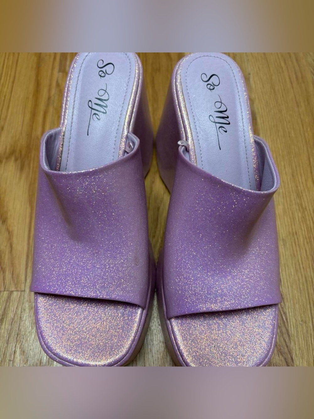 So Me Glitter Platforms
